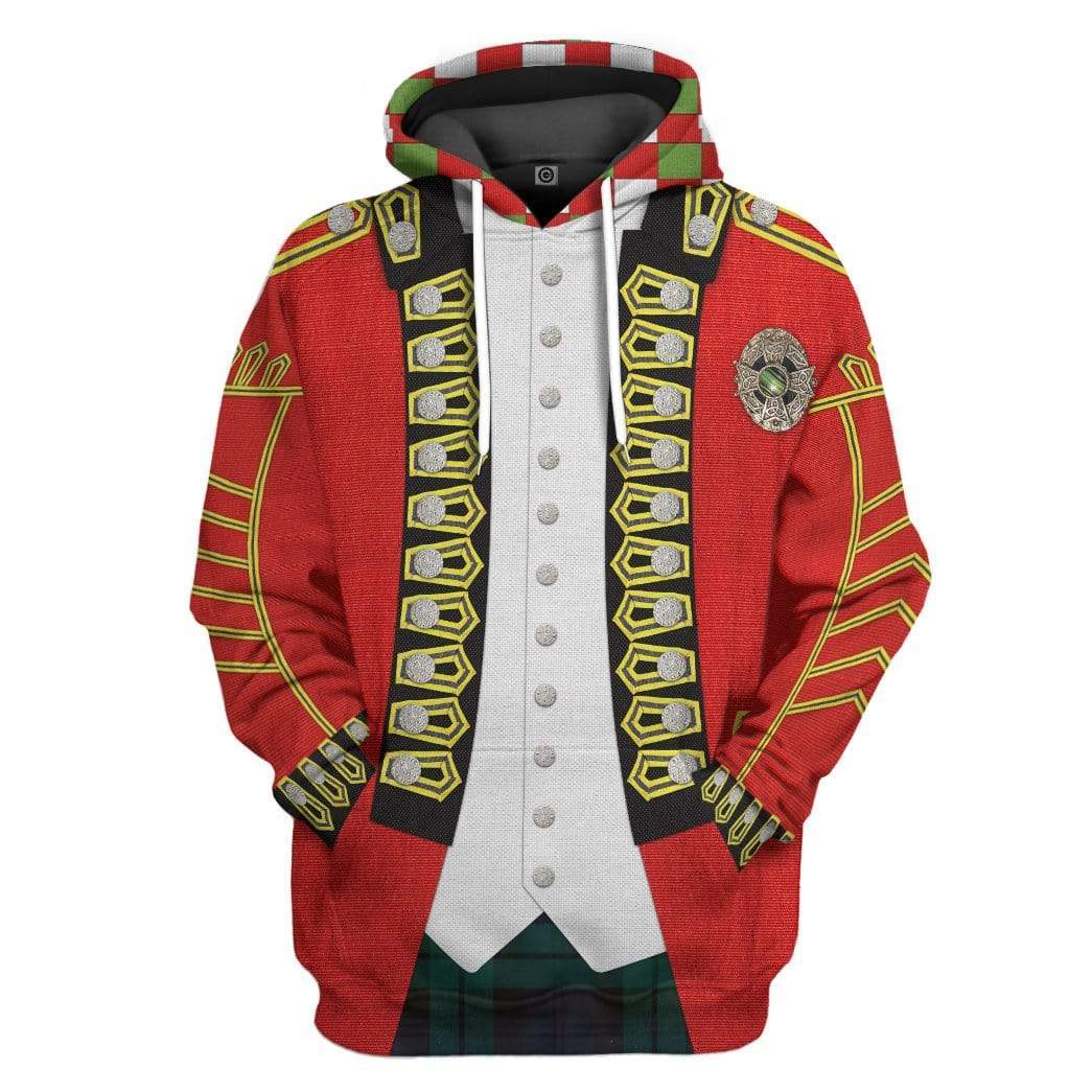 42nd Regiment of Foot British Army Costume Hoodie Apparel