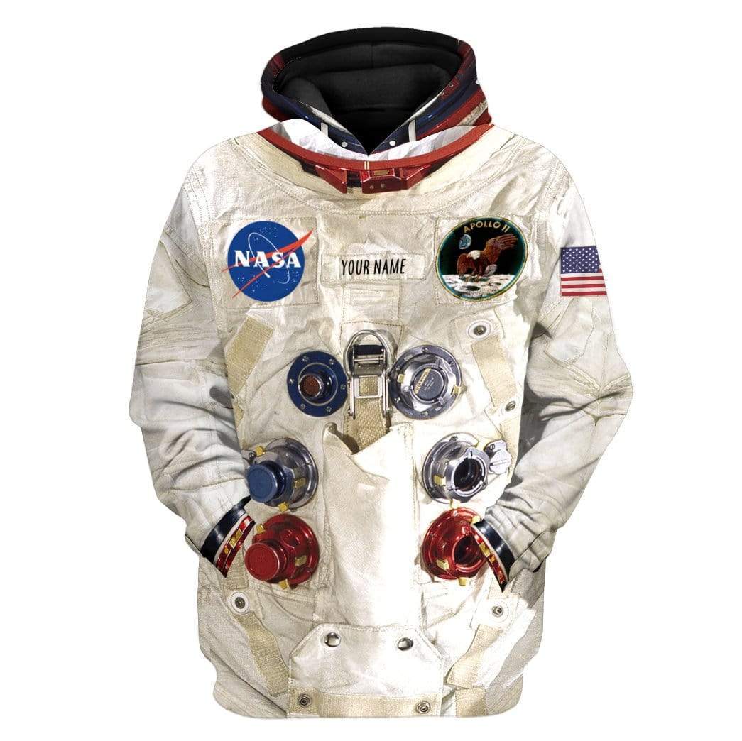 [50th Anniversary] Custom Name Armstrong Spacesuit T-Shirt Hoodie Apparel