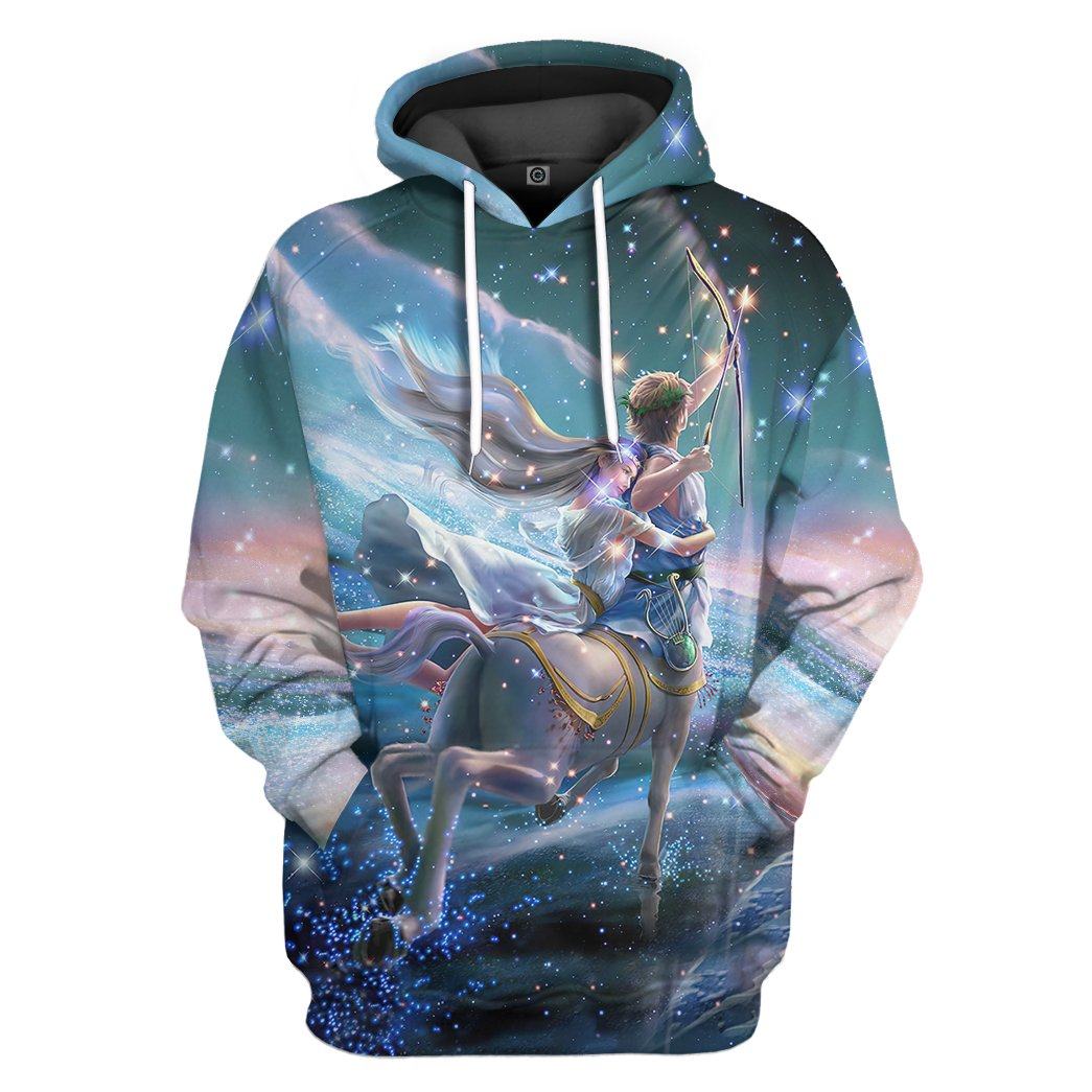 A Sagittaurus Will Give You The World If You Want It All Over Print T-Shirt Hoodie Apparel