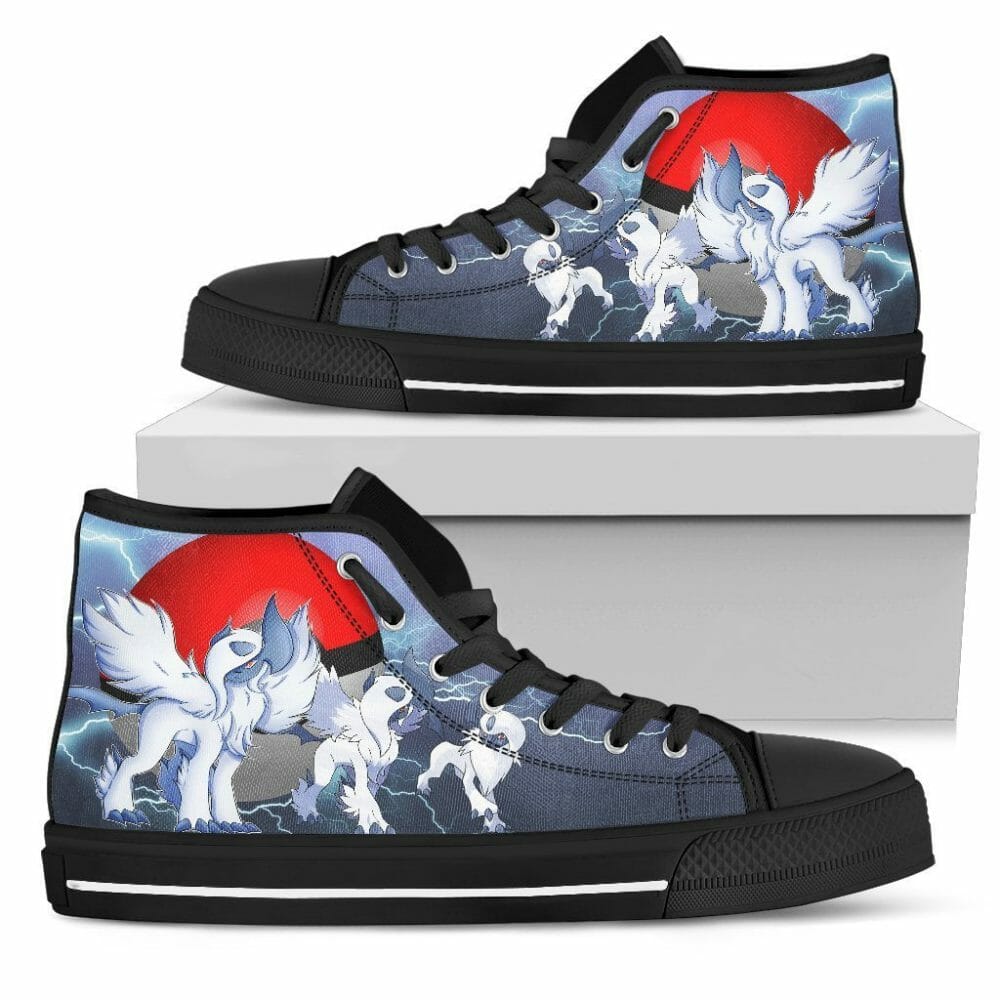 Absol Sneakers High Top Shoes Fan Gifts