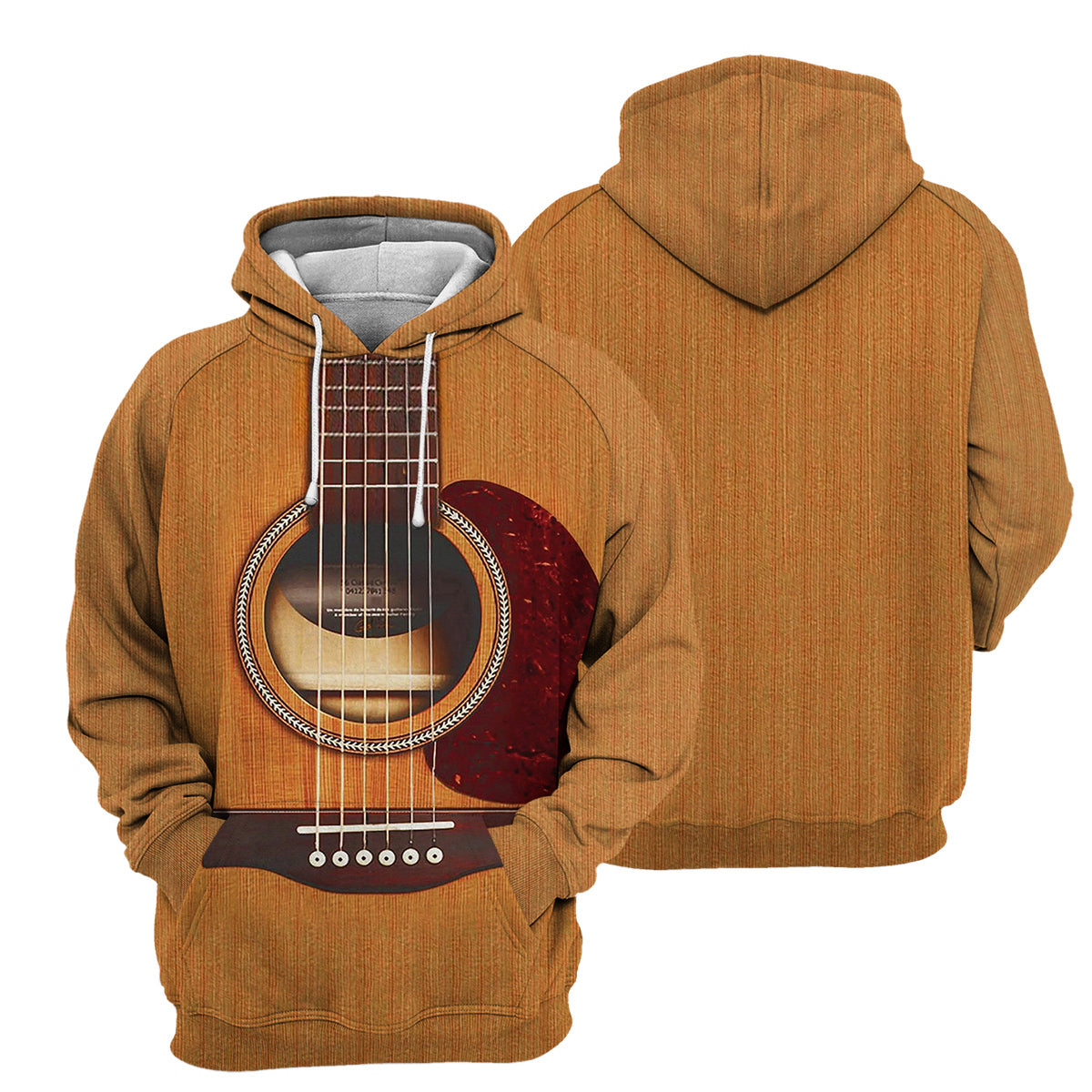 Acoustic Guitar Unique All Over Print T-Shirt Hoodie Gift Ideas