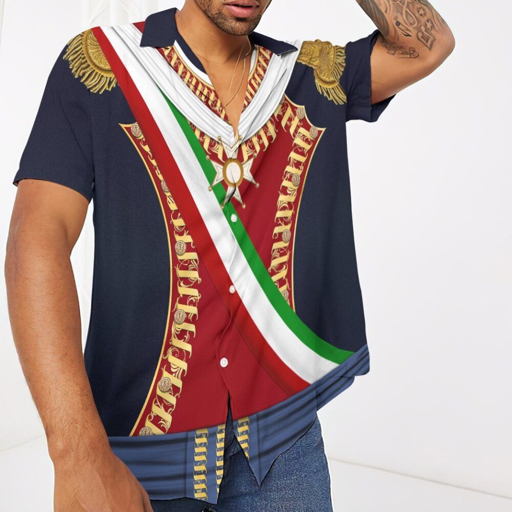 Agustín de Iturbide Custom Short Sleeve Shirt