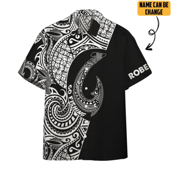 Amazing Polynesian Go Fishing Custom Name Short Sleeve Shirt