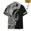 amazing polynesian go fishing custom name short sleeve shirt k6kv1