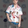 america independence day flamingo custom short sleeve shirt emn5v