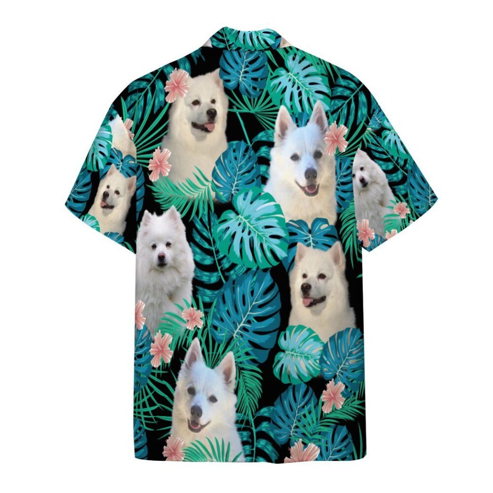 American Eskimo Dog Summer Custom Short Sleeve Shirt