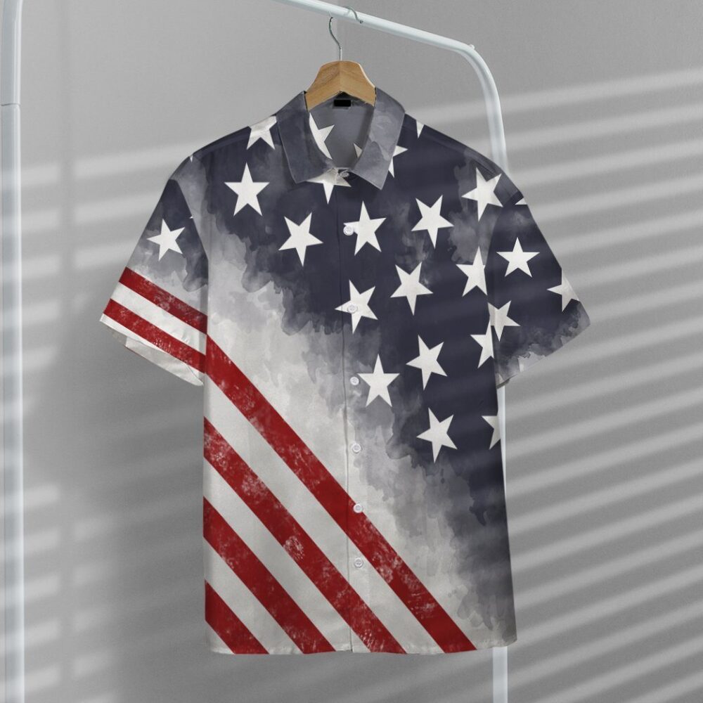 American Flag Custom Short Sleeve Shirt