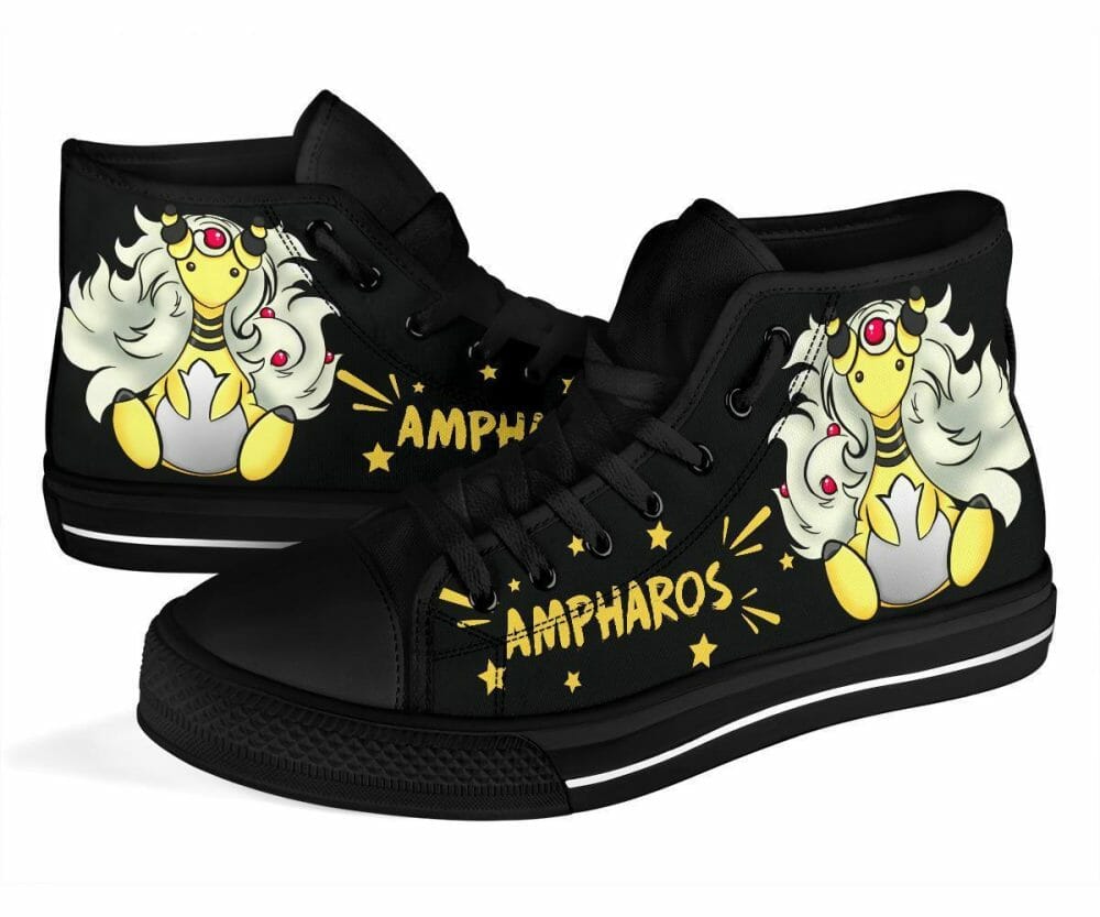 Ampharos Sneakers High Top Shoes Gift Idea