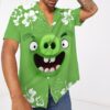 angry bird pig hawaii shirt hbm63
