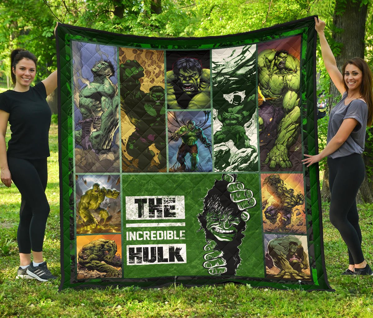 Angry Hulk The Incredible Hulk Premium Quilt Blanket Movie Home Decor Custom For Fans