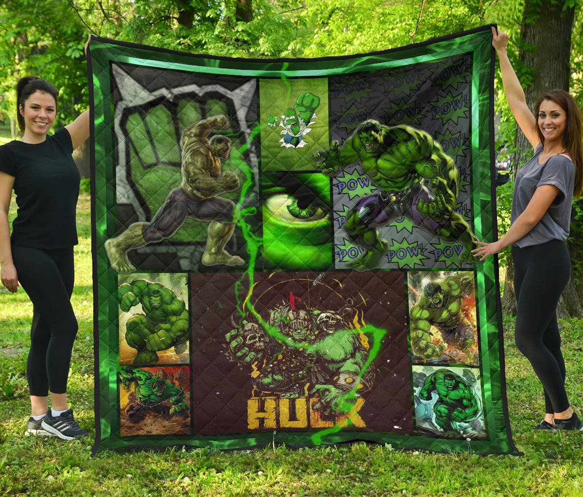 Angry Hulk The Incredible Hulk Premium Quilt Blanket Movie Home Decor Custom For Fans