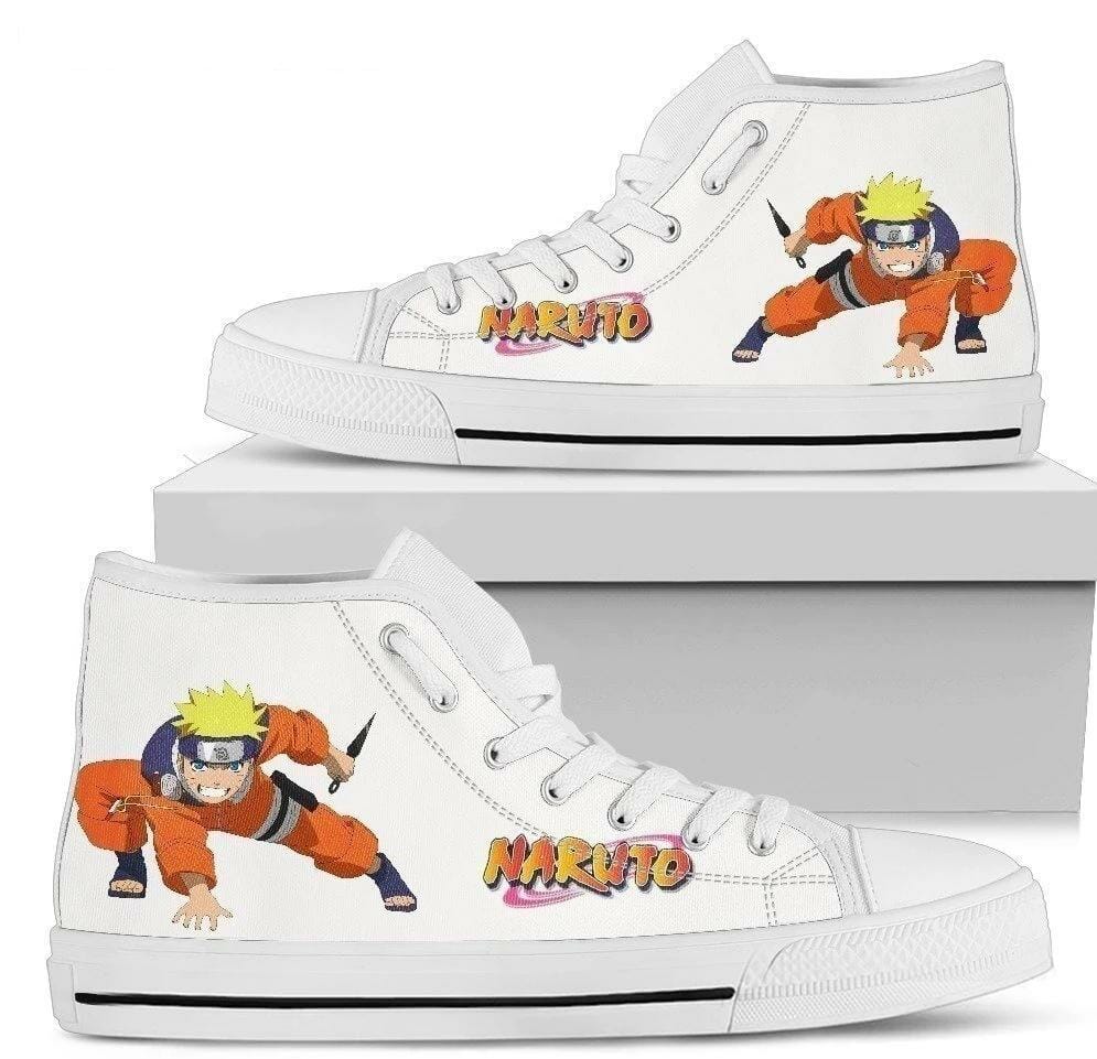 Anime Naruto Sneakers High Top Shoes Fan Gift