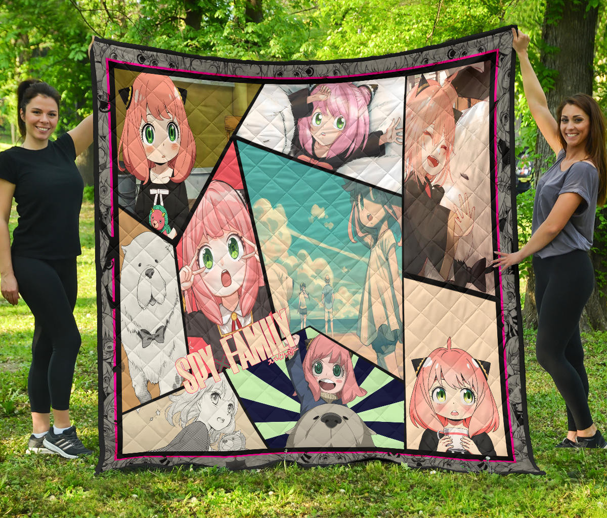 Anya Forger Spy x Family Premium Quilt Blanket Anime Home Decor Custom For Fans