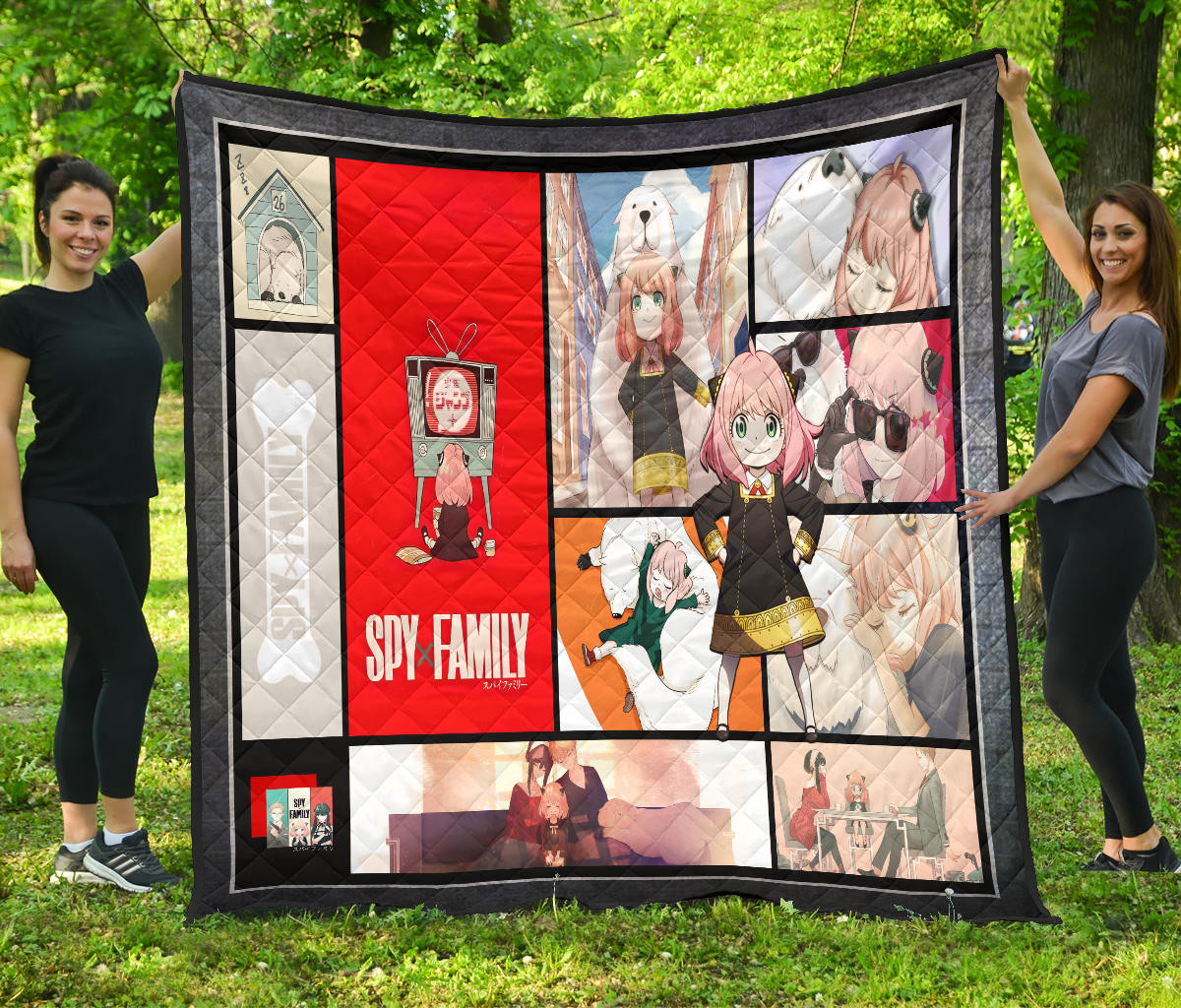 Anya Forger Spy x Family Premium Quilt Blanket Anime Home Decor Custom For Fans