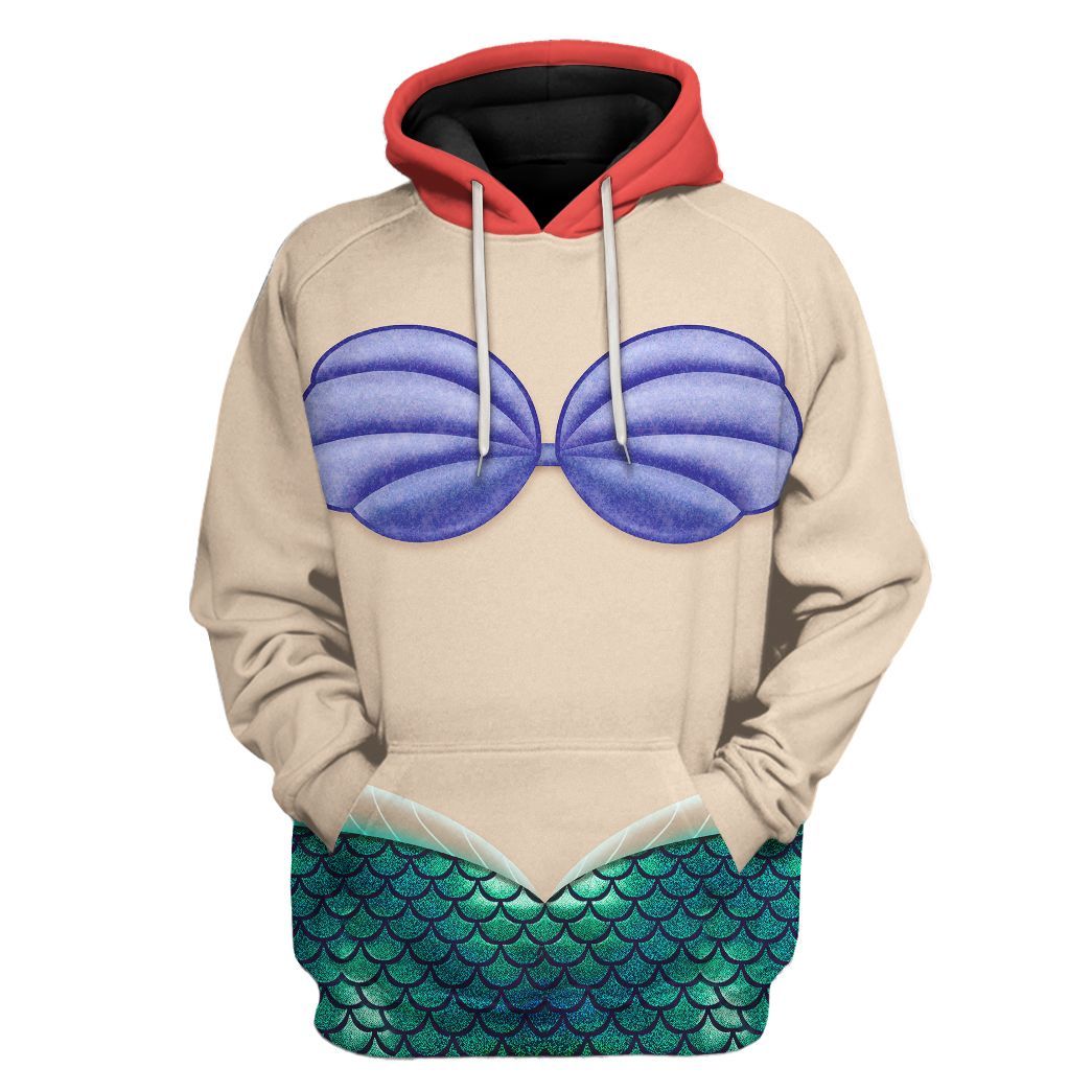 Ariel Mermaid Custom Tshirt Hoodie Appreal
