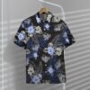 back the blue hawaiian custom short sleeve shirt rgqlx