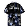 back the blue hawaiian custom short sleeve shirt zmk6g
