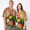 banjo parrot plucks a pretty tune custom hawaii shirt 7mtai
