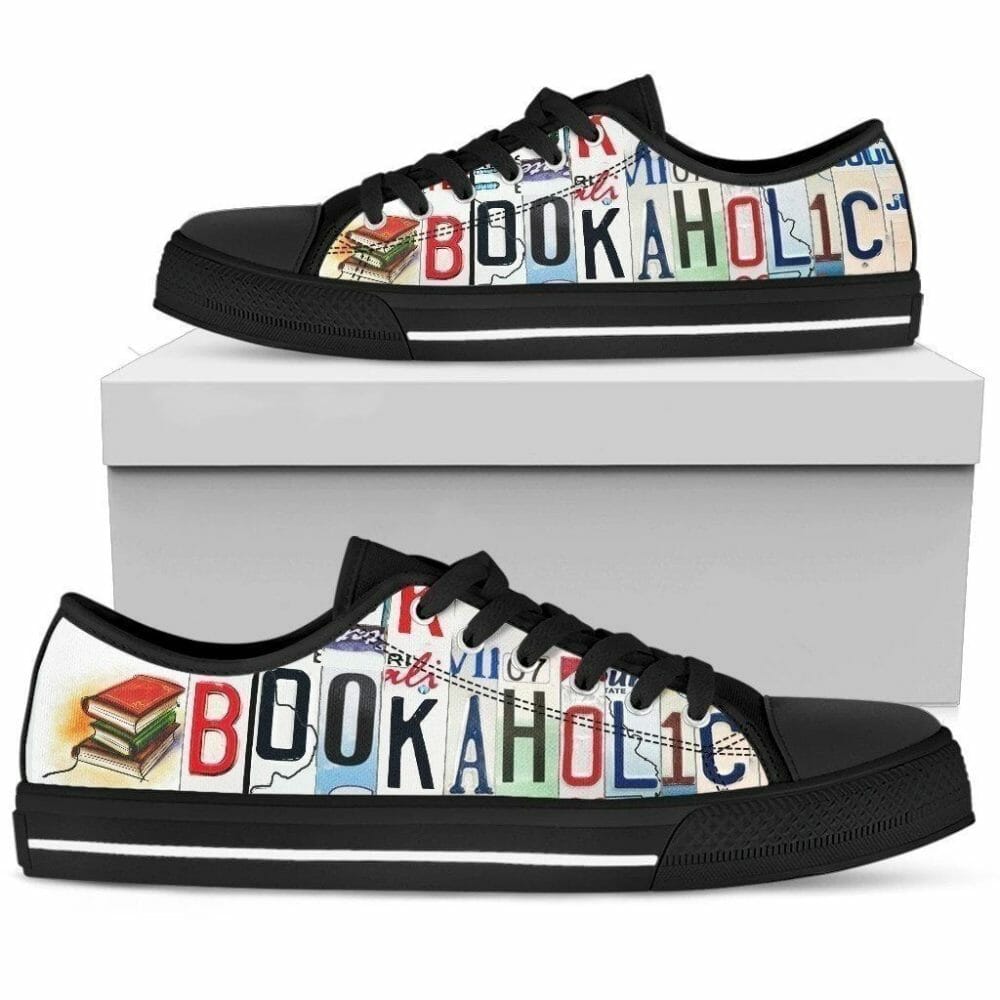 Bookaholic Book Lover Men Sneakers Style