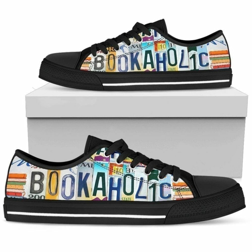 Bookaholic Book Lover Women Sneakers Style