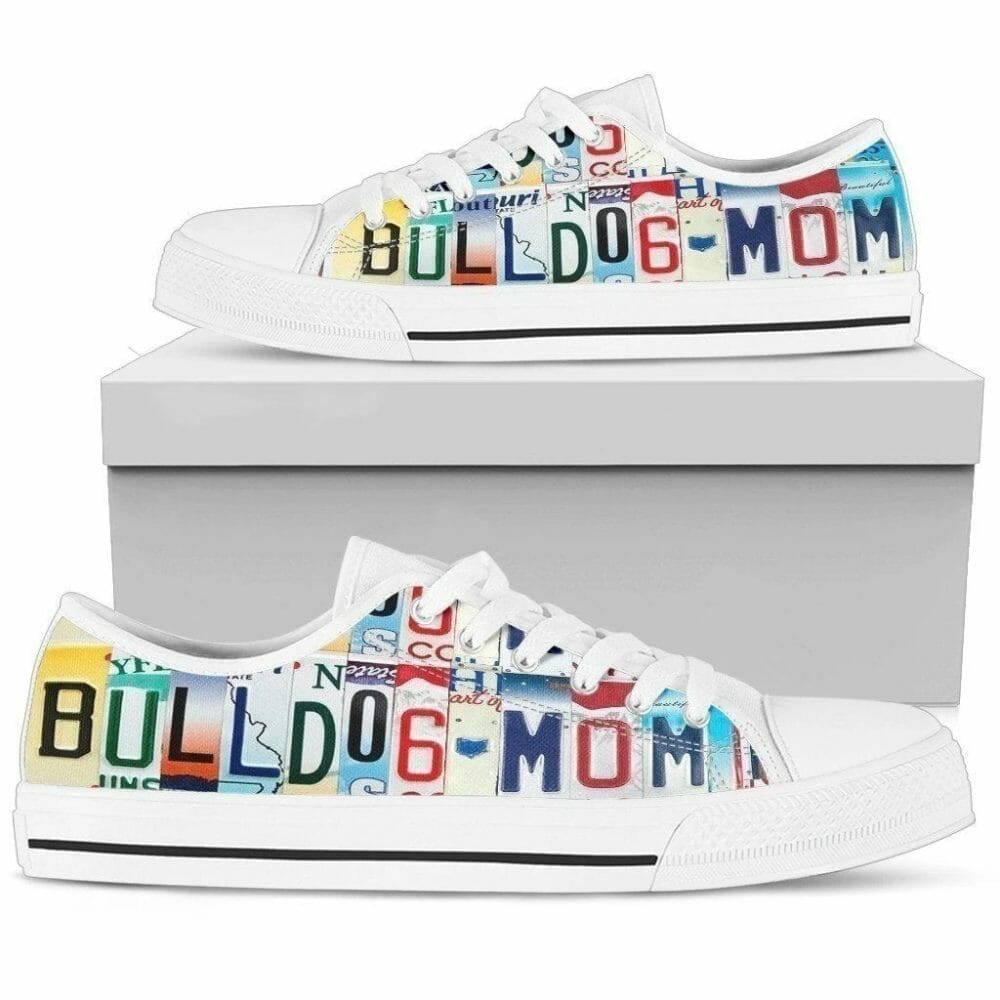 Bulldog Mom Women Sneakers Style