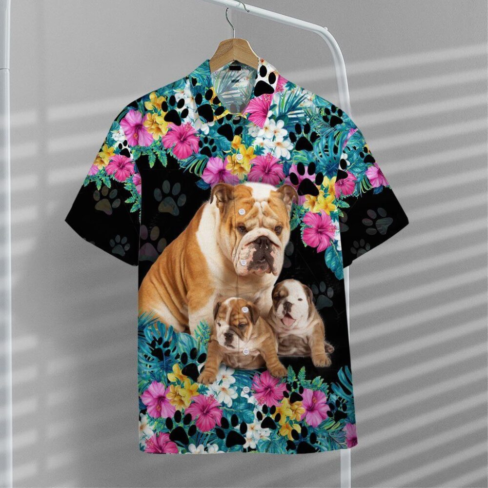 Bulldog Mother Day Hawaii Shirt