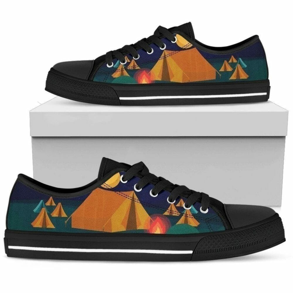 Camping Lover Men Sneakers Low Top Shoes Gift