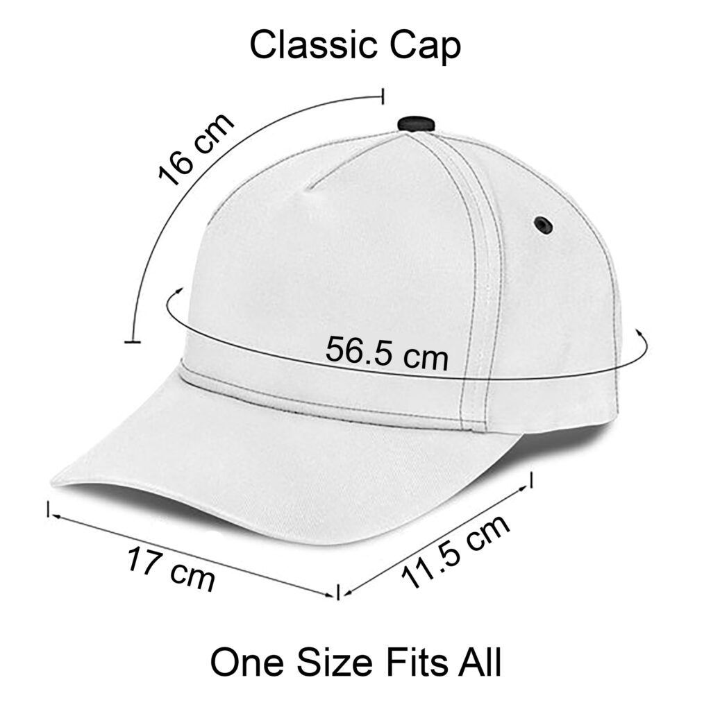 Classic cap size chart