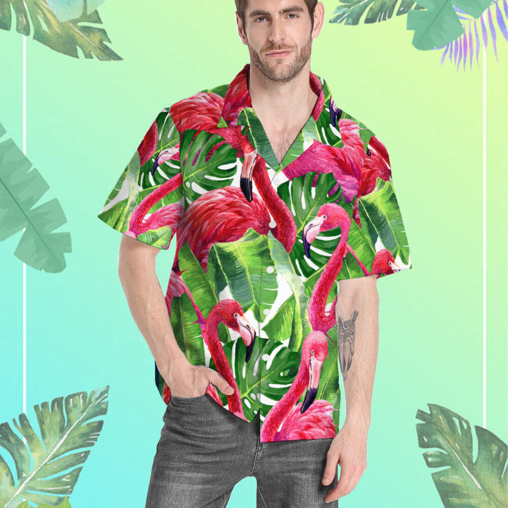 Flamingo Custom Hawaii Shirt