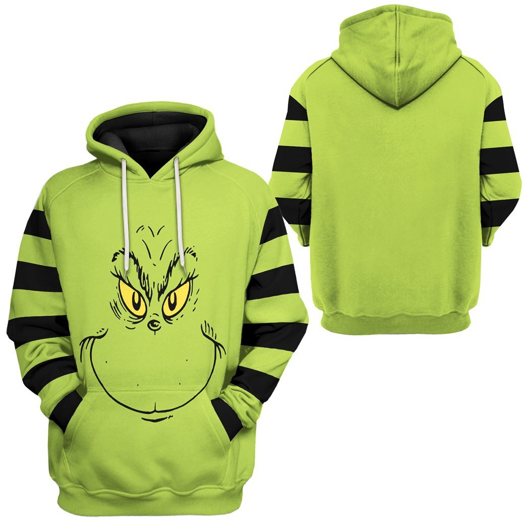 Grinch Stripes Tshirt Hoodie Apparel