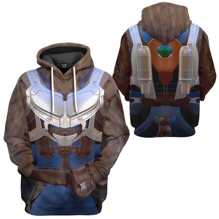 Guardian Of The Galaxy Rocket Racoon Costume v2 All Over Print T-Shirt Hoodie Apparel