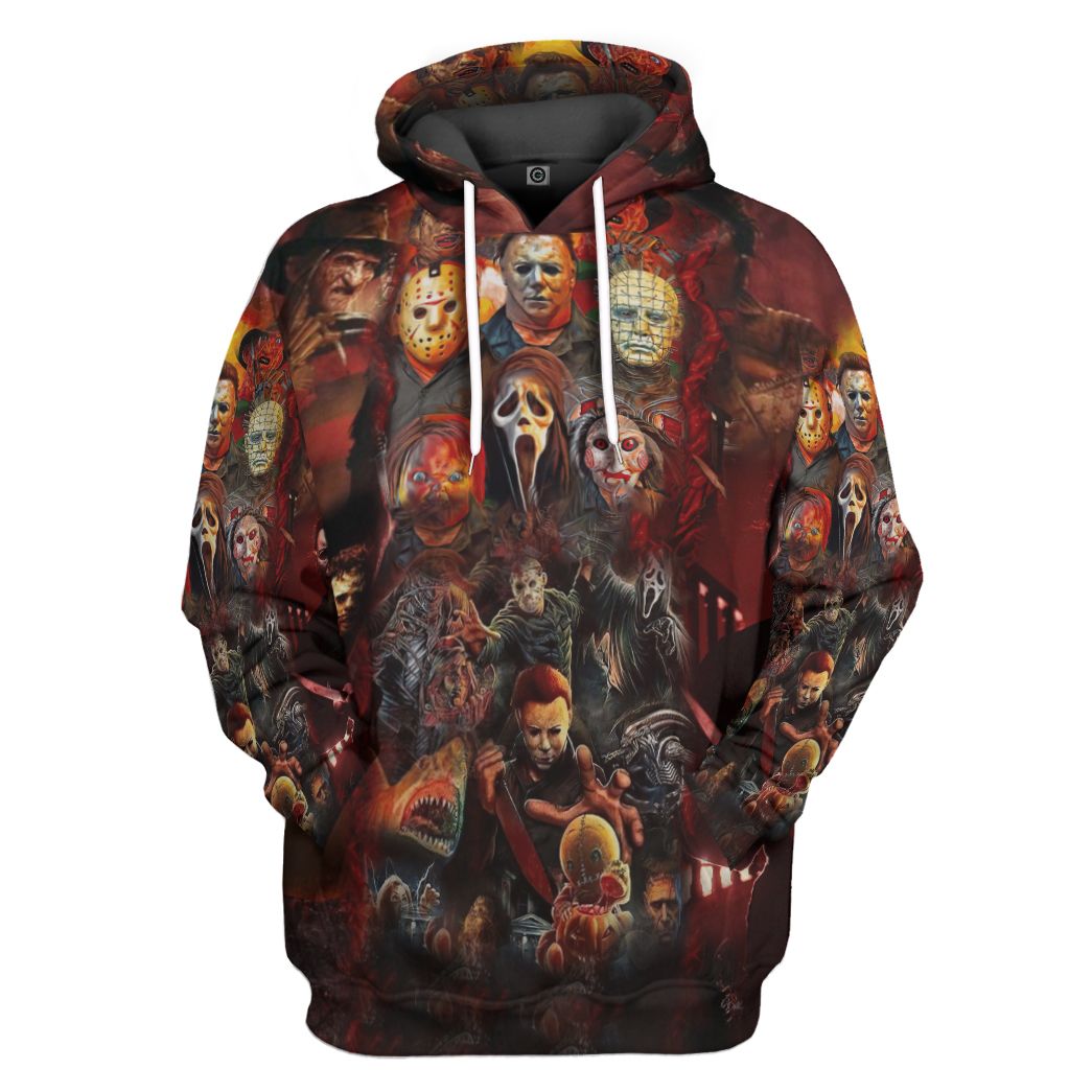 Halloween All Horror Movie Character Apparel