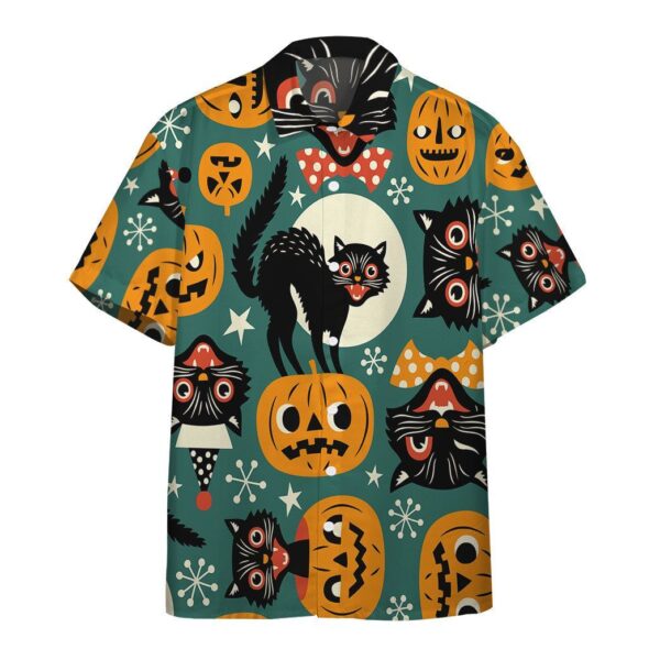 Halloween Black Cats Custom Hawaiian Shirt