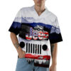 Jeep American Flag Hawaii Shirt Cl8Xg