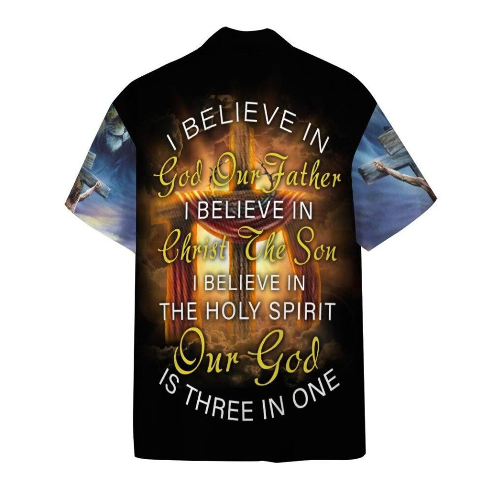 Jesus Christ I Believe In God Our Father Custom Short Sleeve Shirts