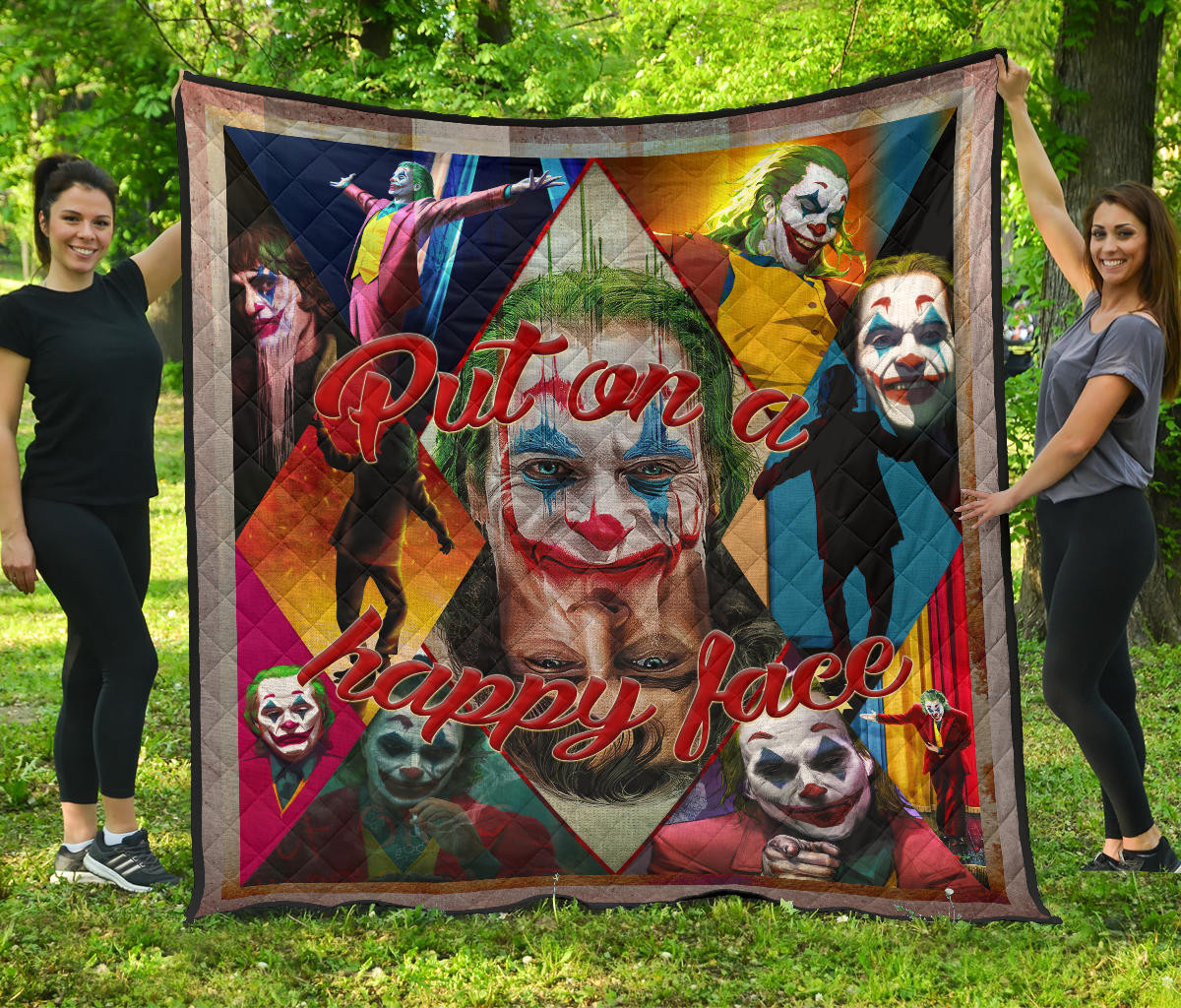 Joker The Clown Premium Quilt Blanket Movie Home Decor Custom For Fans