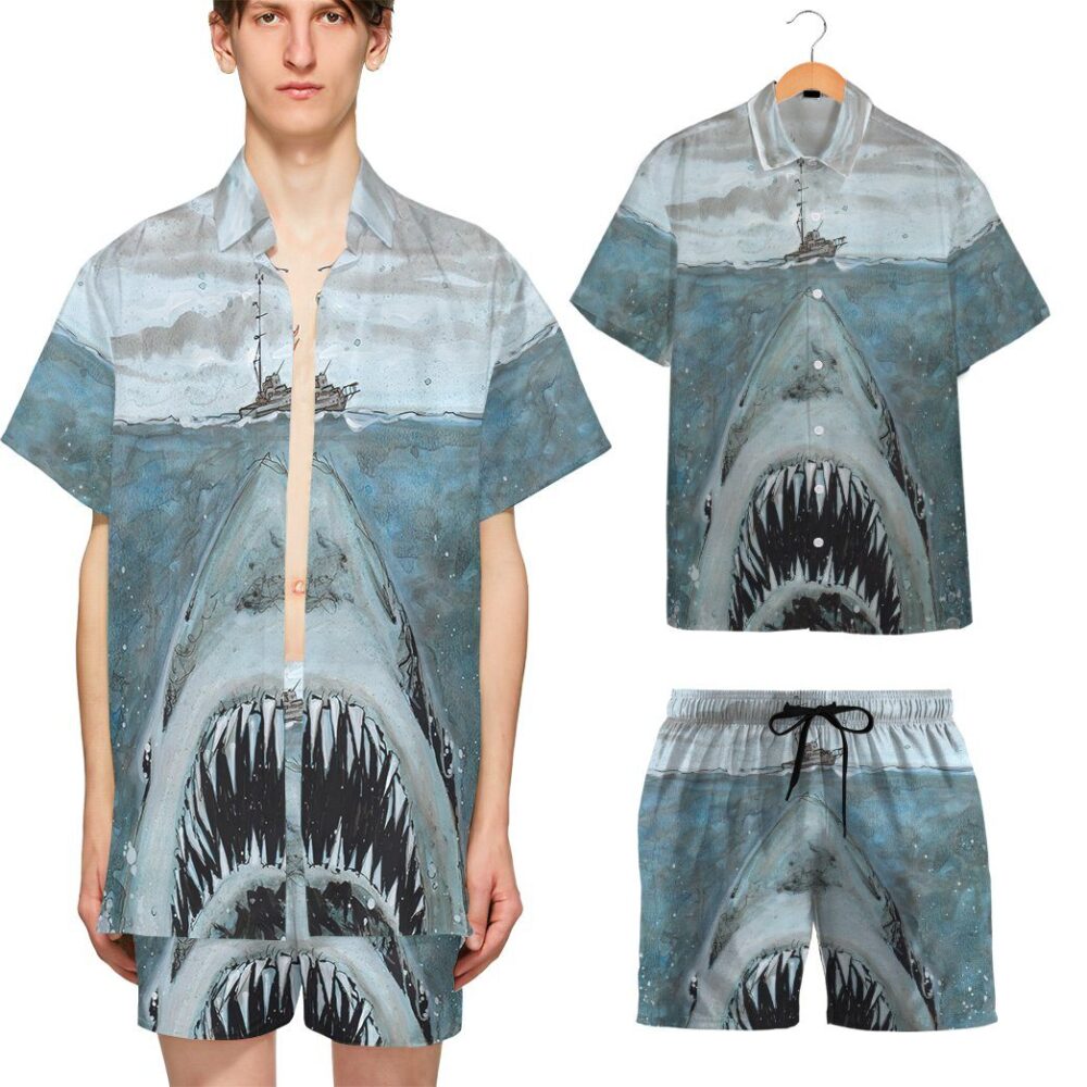 Let Shark Kiss You Custom Short Sleeve Shirt
