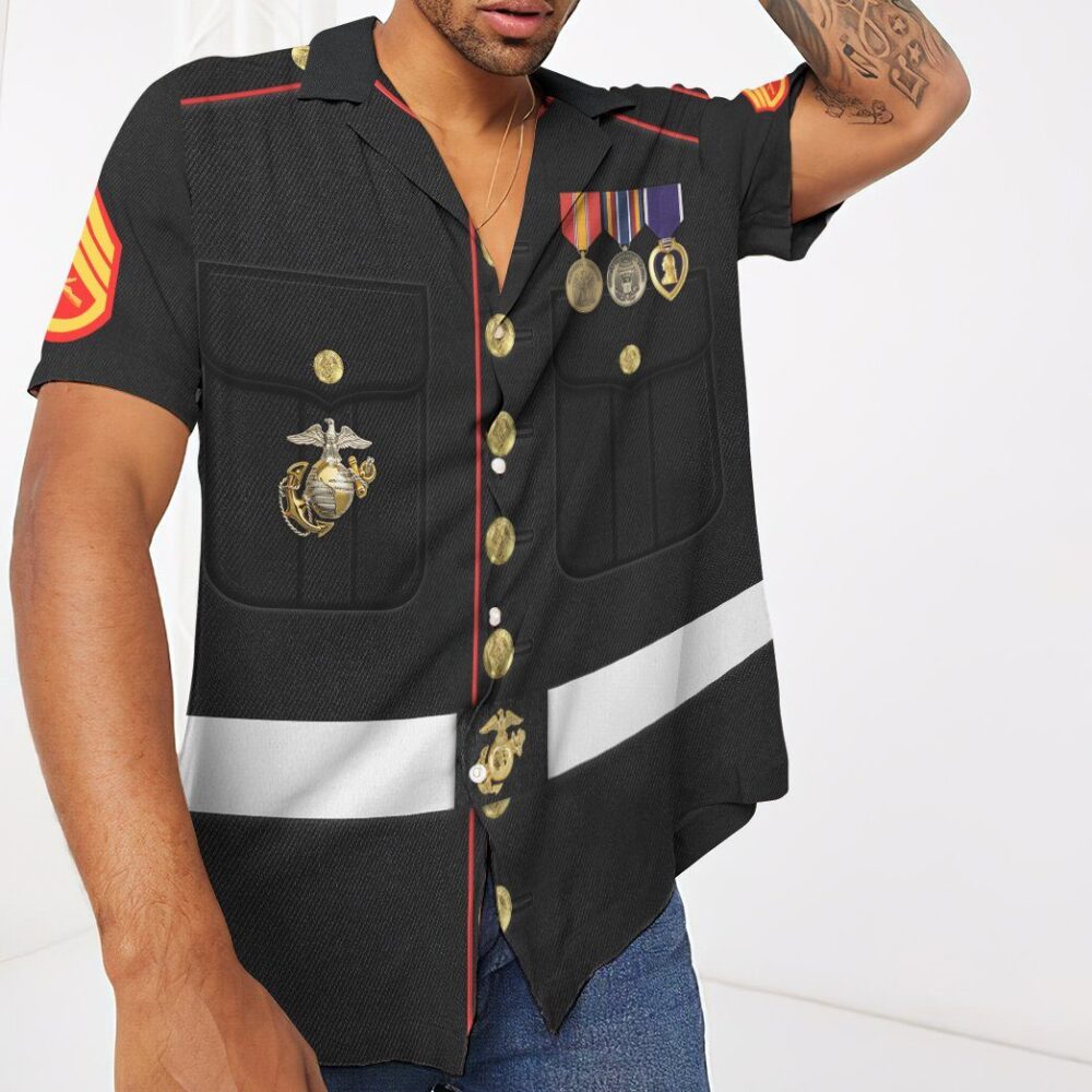 Marine Corps Uniform Custom Short Sleeve Shirt