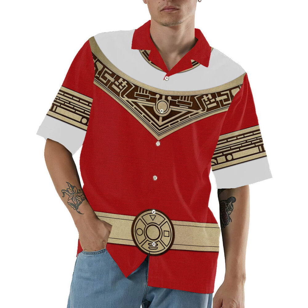 Power Ranger Zeo Red Hawaii Shirt