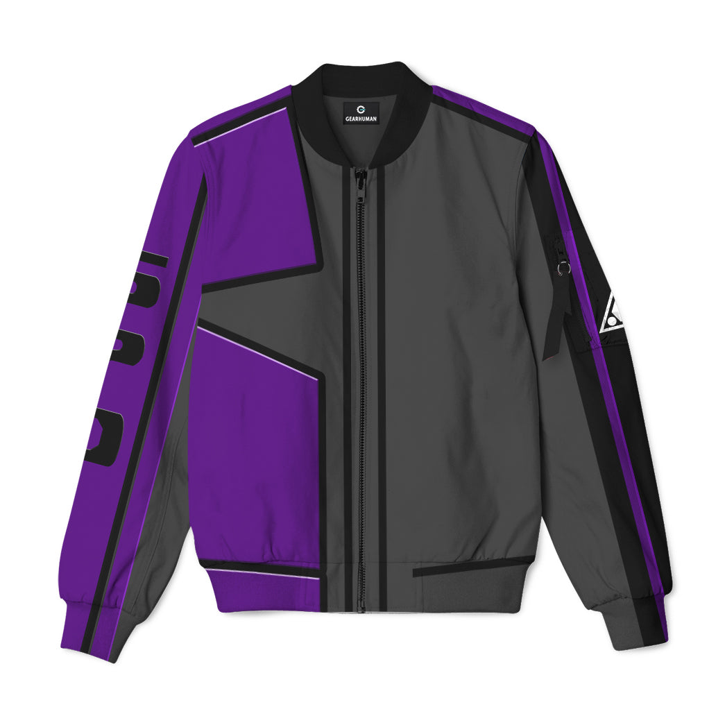 Power Rangers SPD Purple Uniform Custom Bomber Jacket