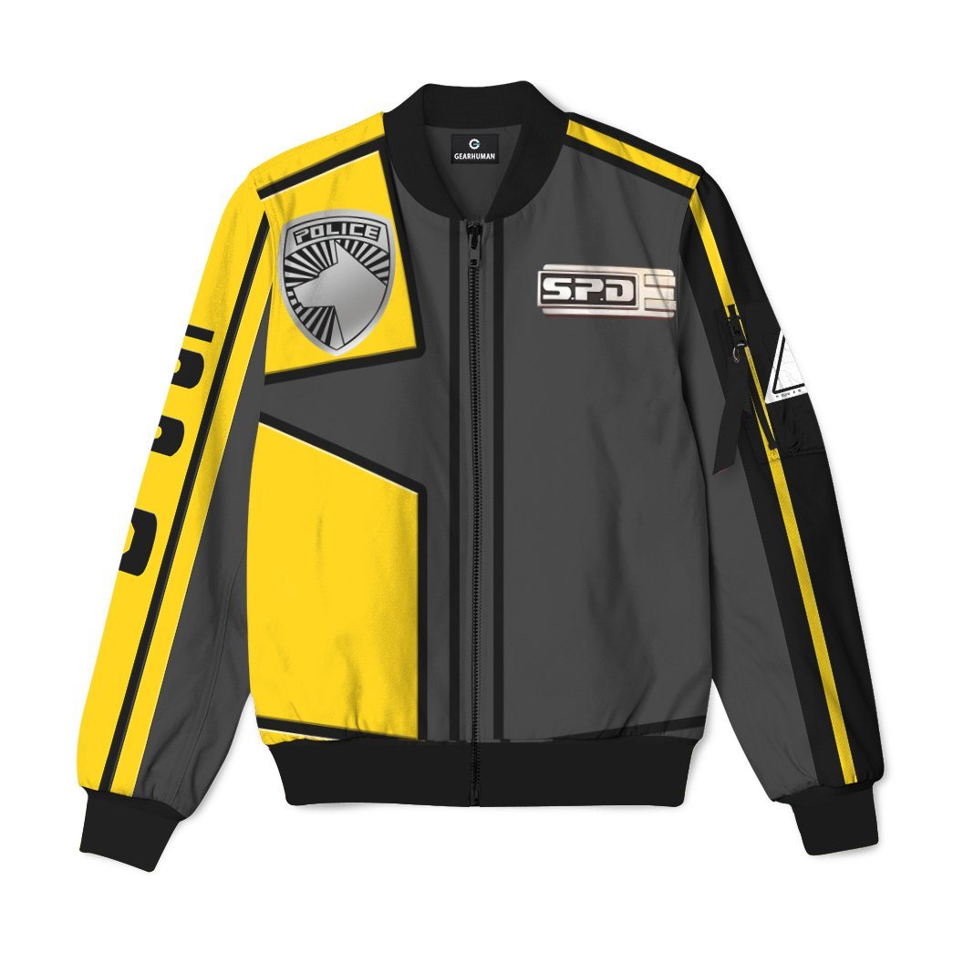Power Rangers SPD Yellow Uniform Custom Bomber