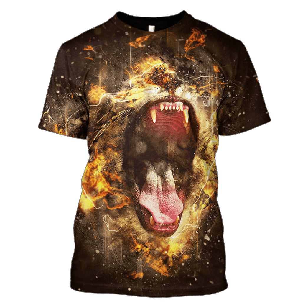 Roaring Lion Hoodie T-Shirt Apparel