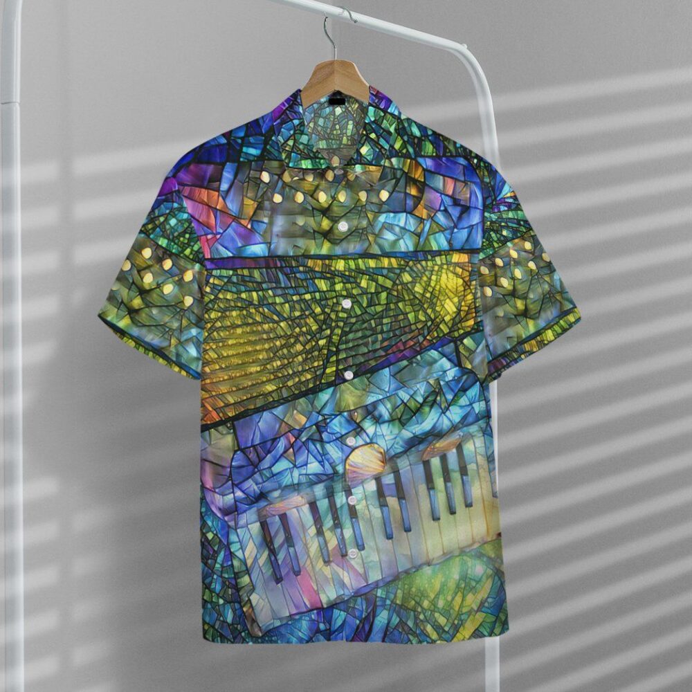 Stained Glass Accordion Hawaii Shirt