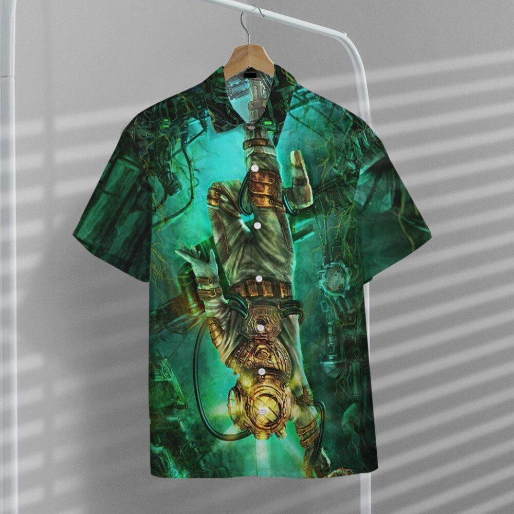 Steampunk Diver Custom Short Sleeve Shirt