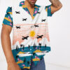 Summer Beach Flamingo Hawaii Shirt Yr5Iy
