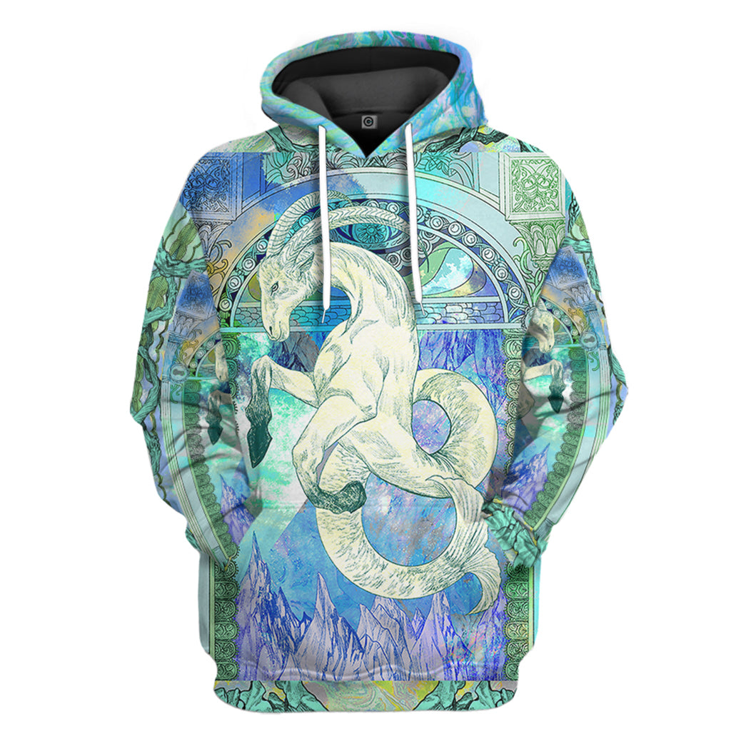 The Bright Side Of Capricorn All Over Print T-Shirt Hoodie Apparel