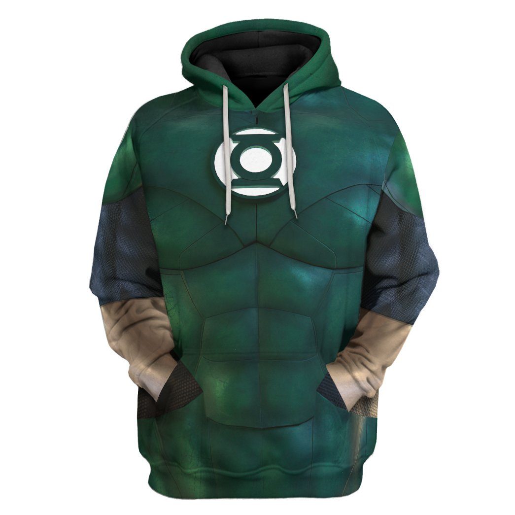 The Green Lantern Custom Hoodie Apparel