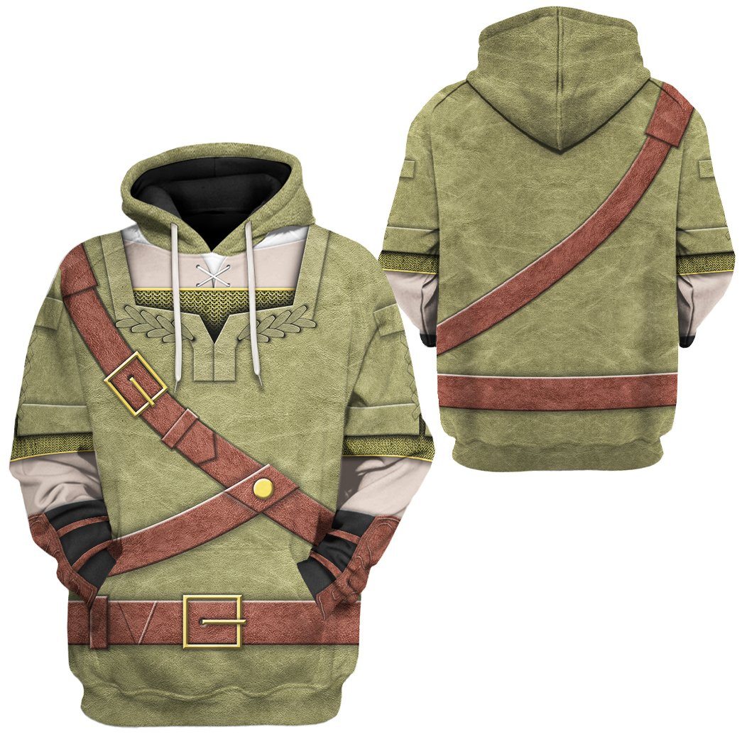 The Legend Of Zelda Link Cosplay All Over Print T-Shirt Hoodie Fan Gifts Idea