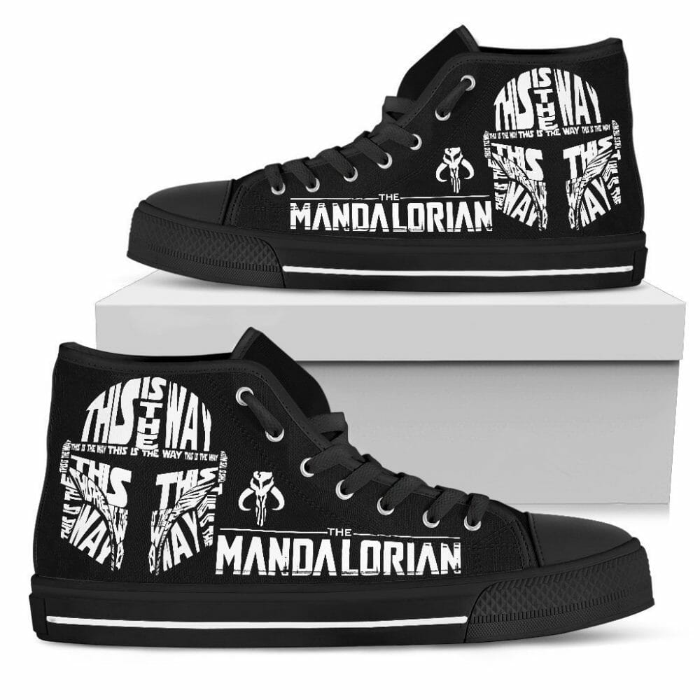 The Mandalorian Sneakers This Is Way High Top Shoes