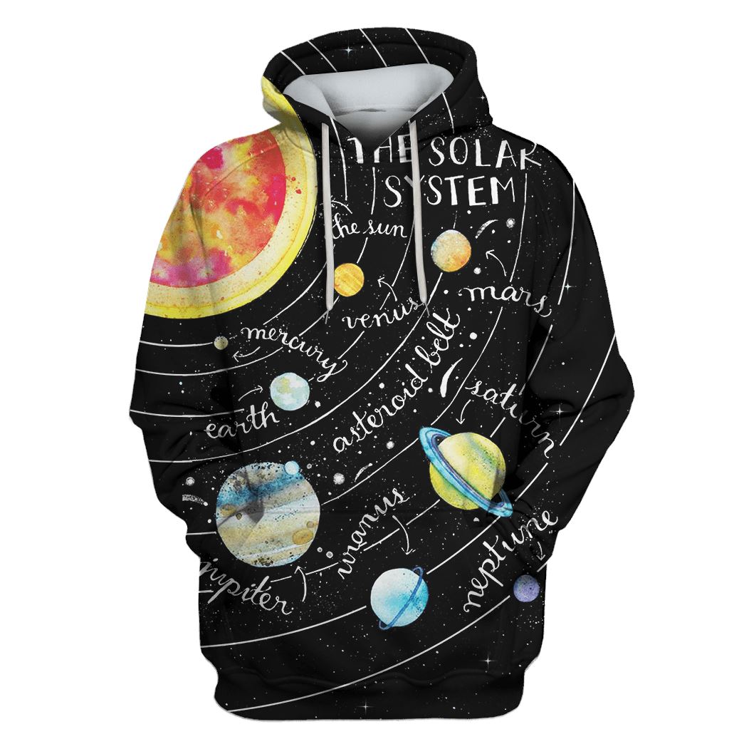 The solar system Custom T-Shirt Hoodie Apparel